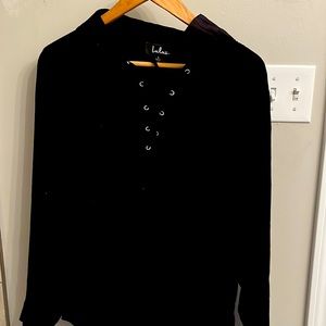 tie up lulus blouse
